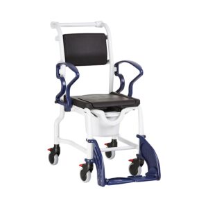 Rebotec Augsburg Mobile Child Shower Commode Chair: German-Made Quality, Bright Colour & Safe Mobility for Children