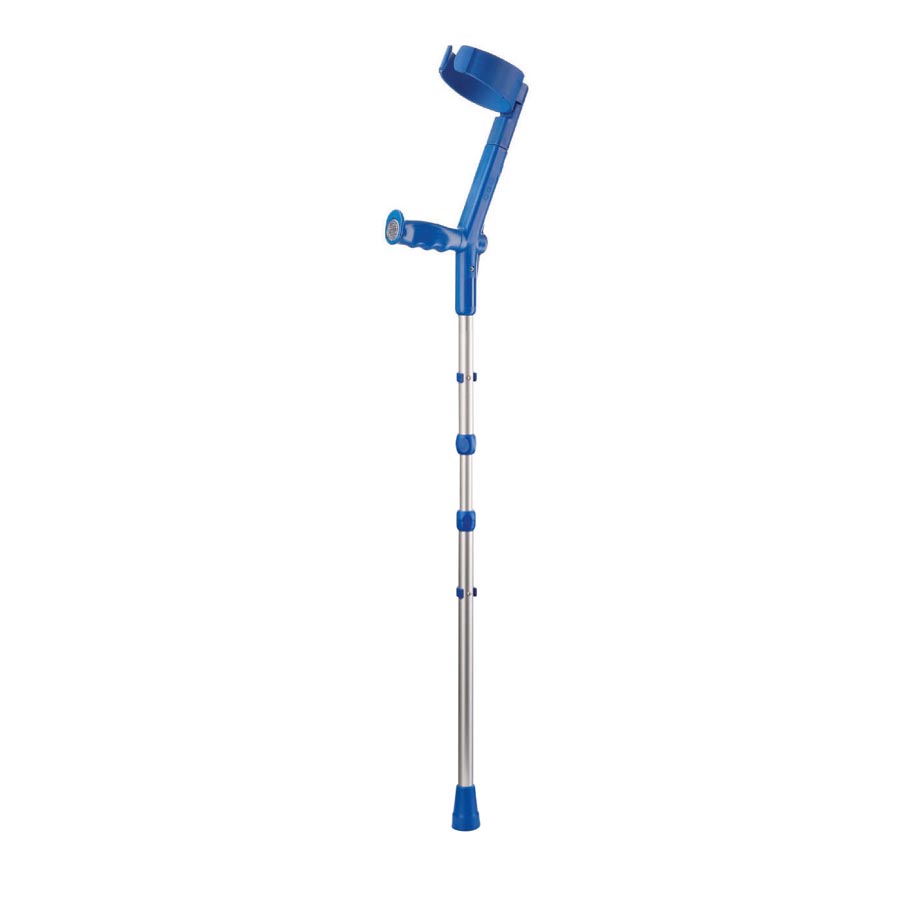 Rebotec Travel Collapsible Elbow Crutches (Pair) - Portable