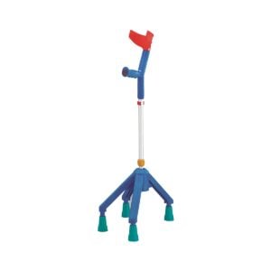 Rebotec Quadro Fun-Kids Adjustable Quad Forearm Crutch - Enhanced Stability for Children's Mobility