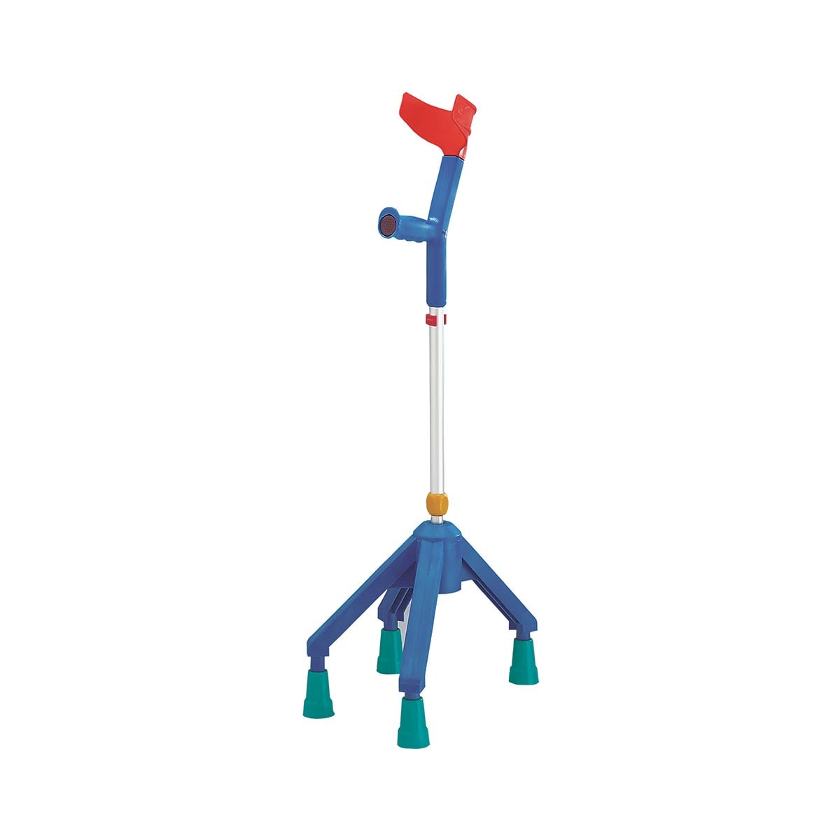 Rebotec Quadro Fun-Kids Adjustable Quad Forearm Crutch Pair for Children: Enhanced Balance & Stability