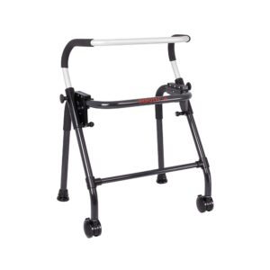 Lightweight Red Rollator Walker: Sturdy