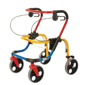 German-Made Rebotec Walk-On Small Aluminium Child Walking Frame for Mobility Support