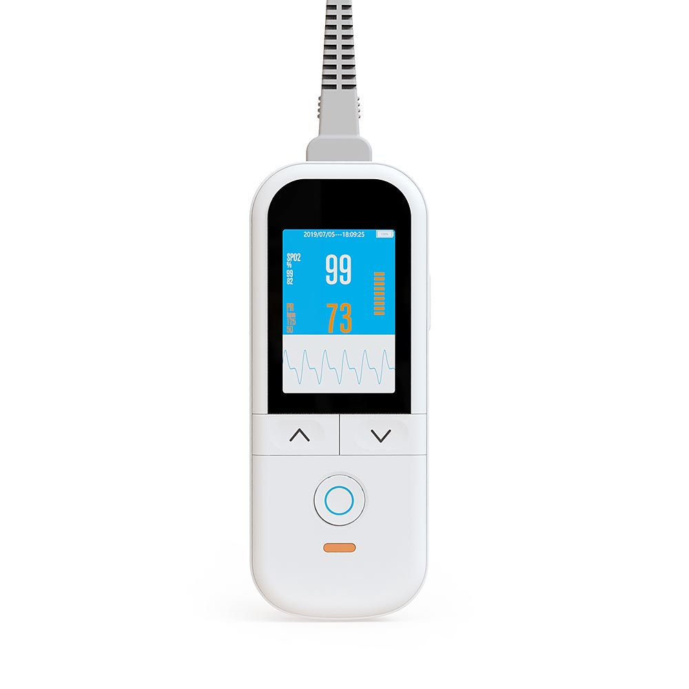Accurate Rechargeable Handheld Pulse Oximeter: Large Display for Home & Clinical Use