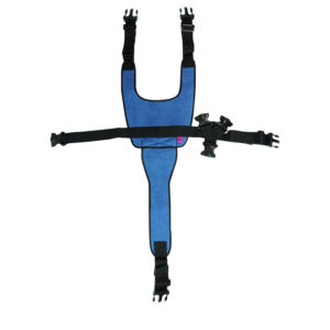 Large Perineal Wheelchair Belt with Padded Support Vest: Comfort