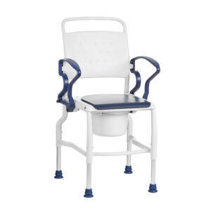 Rebotec Koln Bedside Commode Chair - Blue: German-Made