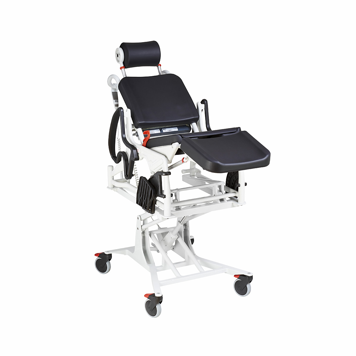 Rebotec Phoenix Multi: Electric Lift & Tilt Commode Shower Chair for Dignified