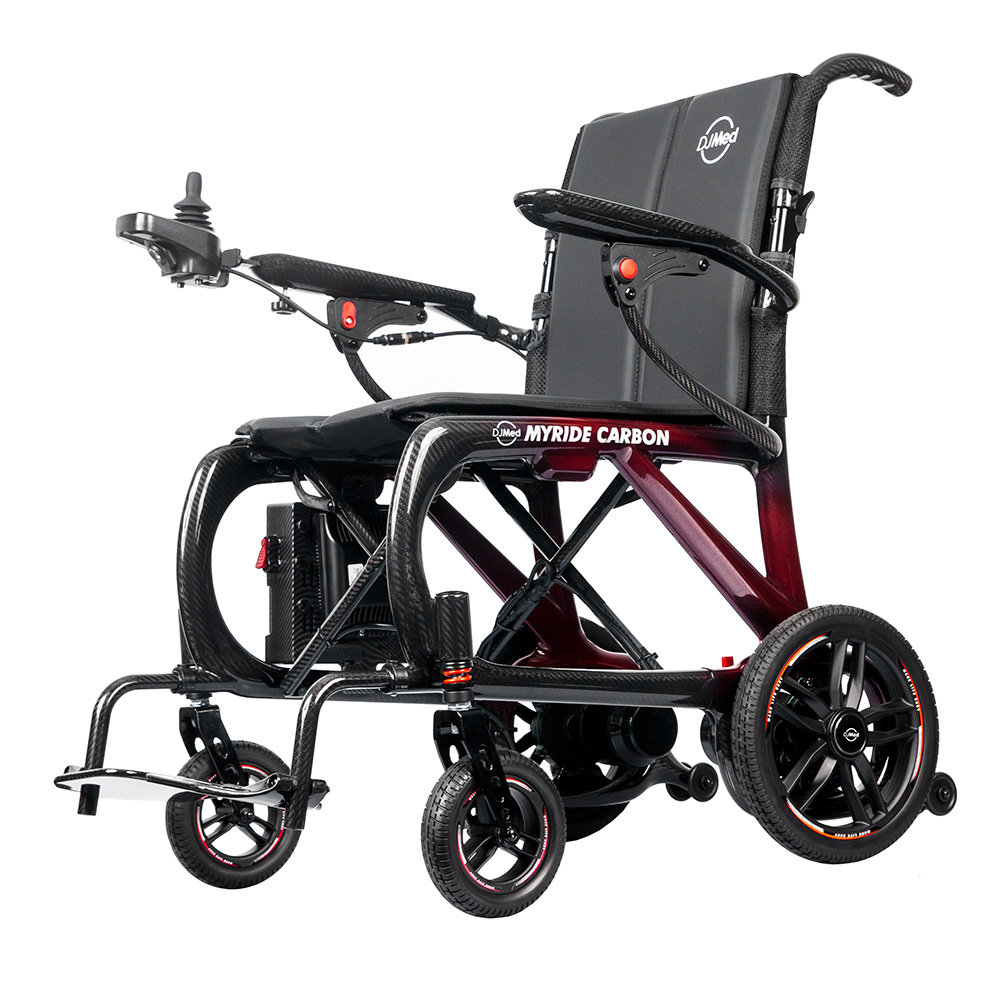 MyRide Cruise Red Portable Folding Mobility Scooter - Lightweight