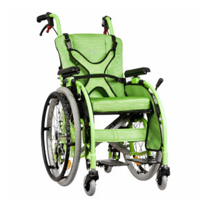 MyRide Kids Lightweight Paediatric Wheelchair - Yellow: Adjustable