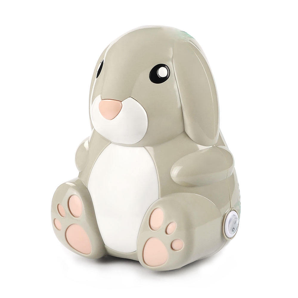 Adorable Bunny Rabbit Kids Nebuliser: Compact Compressor for Fun & Easy Medication Delivery to Lungs
